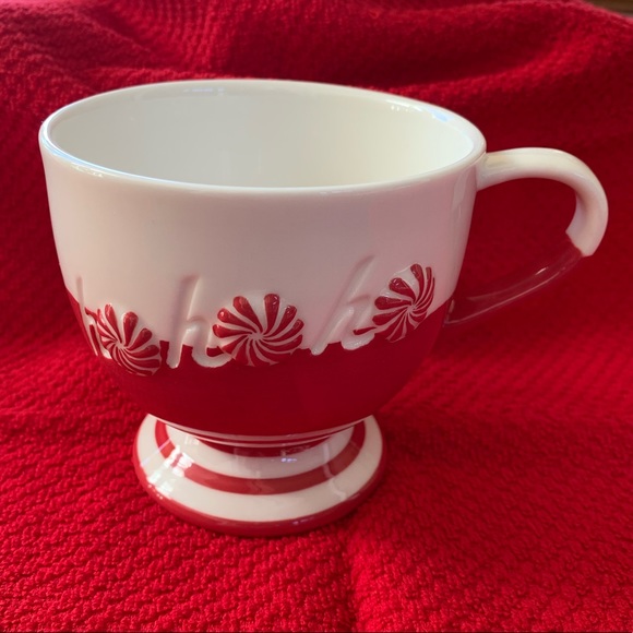 HO HO HO 2007 STARBUCKS Christmas Holiday coffee mug tea cup collectible - Picture 6 of 7